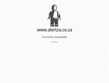 Tablet Screenshot of alertza.co.za